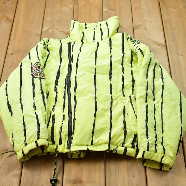 Veste De Ski Ocean Pacific Vintage Années 80 - Taille M, Réversible, Multicolore, Bon état
