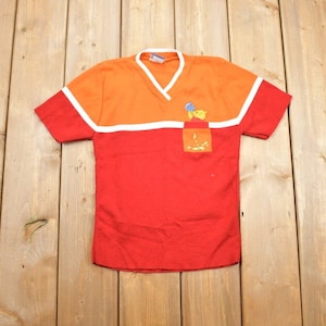 Vintage 1990s Winnie The Pooh Cartoon Promo T-Shirt / 90s Graphic Tee / Pocket T Shirt / Vintage Disney / Made In USA