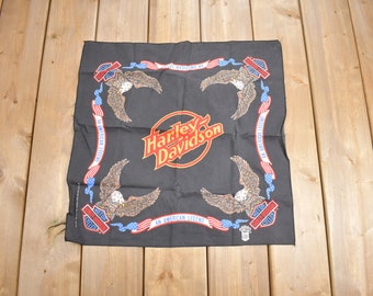 Bandana Harley Davidson Modello Bar &amp; Shield &ndash; Fiamme Nero/arancio/giallo