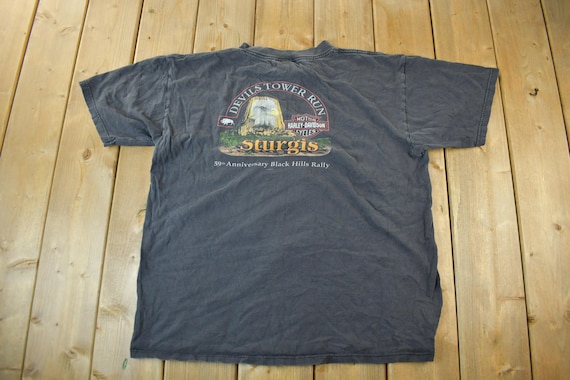 Vintage 1999 Harley Davidson Motorcycles Sturgis Black Hills Rally