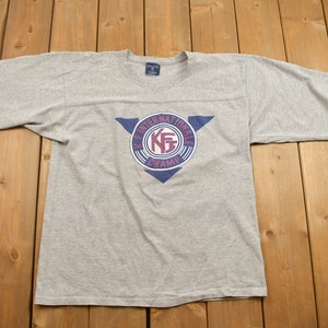 Vintage 1990s K.F Internationale Champ Graphic T Shirt / Vintage T Shirt / Streetwear / Graphic Tee / Made In USA