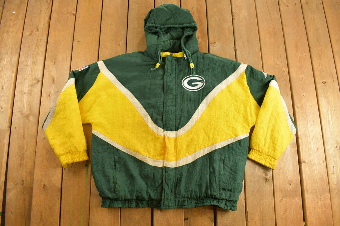 ウォームアップウェア APEX ONE NFL Packers 90s Vintage 1990s Green Bay Packers Apex One Pro Line Puffer