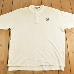 Vintage 1990s Ralph Lauren Polo Golf Shirt / 90s / Vintage Streetwear / Graphic T Shirt / Vintage Golf / Made In USA / Golf Shirt