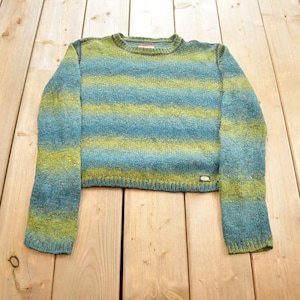Vintage Y2k Union Bay Cropped Women&#39;s Long Sleeve Sweater