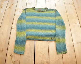 Vintage Y2k Union Bay Cropped Women's Long Sleeve Sweater