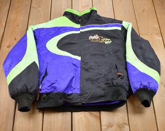 Vintage 1990s Arctic Wear Racing Jacket / Thinsulate / Athleisure  Sportswear / Streetwear Fashion / Automotive Apparel / Made in USA 