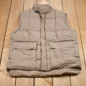 Vintage 1980s Eddie Bauer Puffer Vest / Goose Down Fill / - Etsy