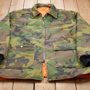 Veste camouflage avec fermeture éclair intégrale vintage des années 1990/Veste camouflage/Vêtements de sport de sport printemps-été/Streetwear/Athleisure/Veste de chasse