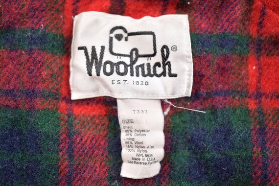 Vintage 1990s Woolrich Cargo Pocket Plaid Lined B… - image 5