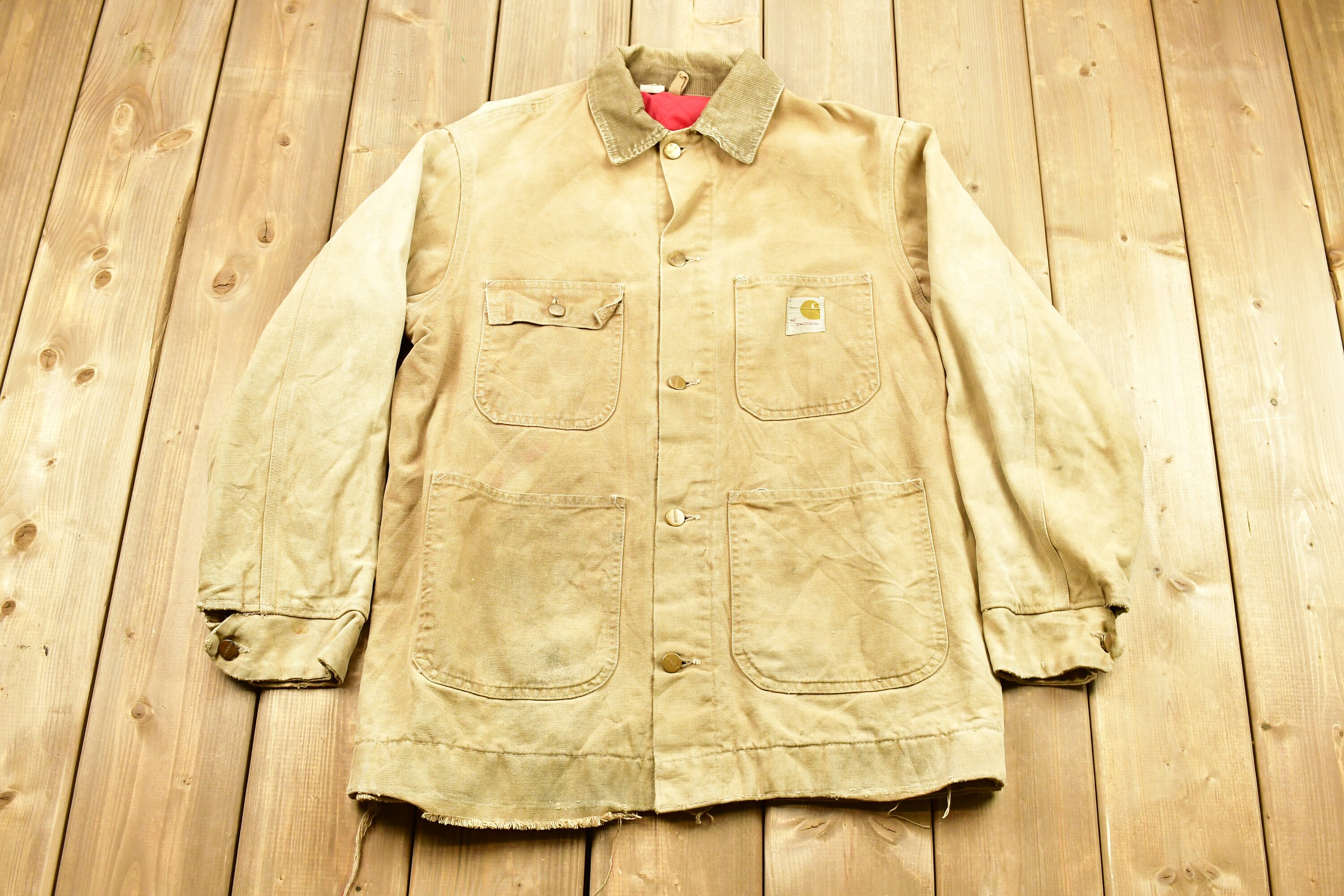 Vintage Carhartt Chore Coat - Etsy Vintage Carhartt Chore Coat - Etsy
