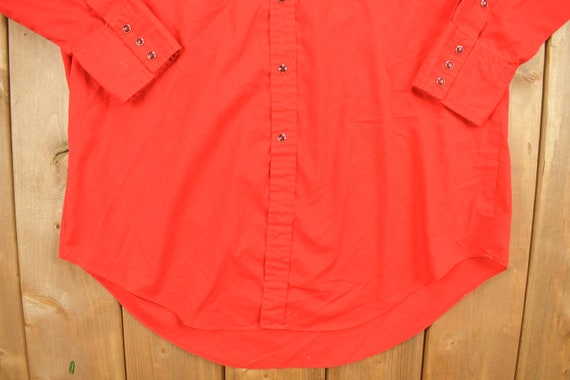 Vintage 1990s Rock Creek Ranch Button Up Shirt / … - image 4