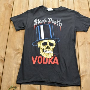 1992 Black Death Vodka Drink In Peace Tour T-shirt / Band Tee / Single Stitch / Made in USA / 90s T-shirt / Brockum / Premium Vintage