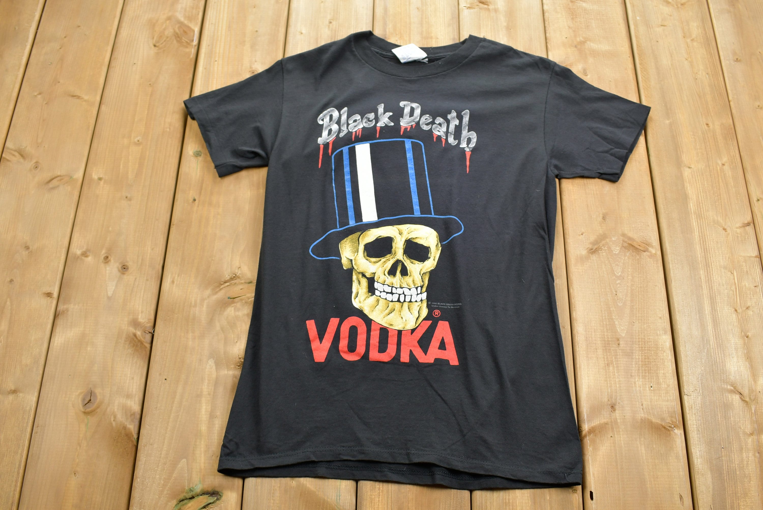 90's 良フェード　black death vodka vintage tee 90's 良フェード black death vodka vintage tee