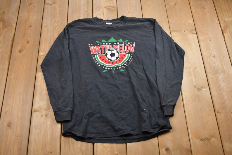 T-shirt du tournoi de football de Rockford United vintage des années 2000 pour hommes M / point unique / NBA / Streetwear des années 2000 / Athleisure / Vêtements de sport image 1
