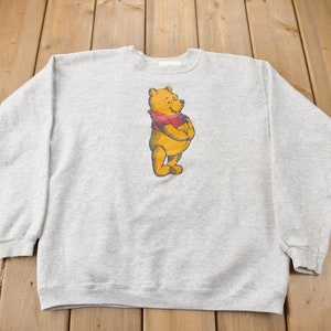 Vintage 1990s Winnie The Pooh Crewneck Sweater / Vintage Disney / The Disney Store / Vintage Cartoons