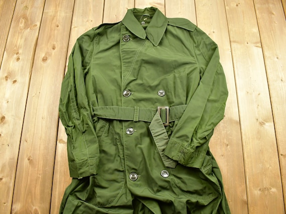 Vintage s US Army Raincoat Size R / Military Apparel /   Etsy