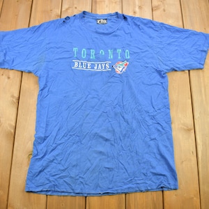 Vintage 1990s Toronto Blue Jays Embroidered T Shirt / Made In Canada / 90s / Streetwear Fashion / Vintage Toronto