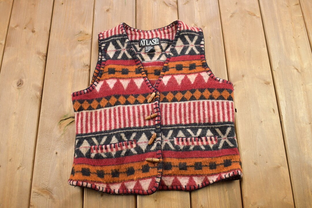 トップス AtLast&Co WOOL VEST AtLast Co | Jackets & Coats | Vintage Atlast Co Wool Vest