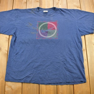 Vintage 1990s Nike Graphic T Shirt / Made In USA / Vintage T Shirt / Streetwear / Graphic Tee / Vintage Nike / Nike Tee