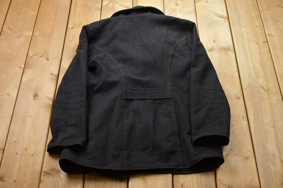ジャケット・アウター STONE  90s WOOL PEA COAT Vintage 1990s 100% Wool Pea Coat Jacket / Wool Jacket