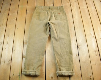 Vintage 2000s Carhartt Lined Carpenter Work Denim Jeans Men's 34 x 31 / Work Pants / Dungarees / Y2K Carpenter Pants / Heavyweight