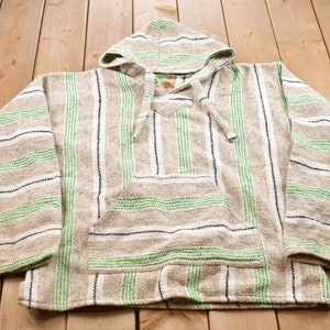 Vintage 1990s Earth Ragz Baja Hoodie / 90s Hoodie / Vintage Sweater / Vintage Baja Hoodie / 90s Baja Hoodie / Mexican Baja Hoodie