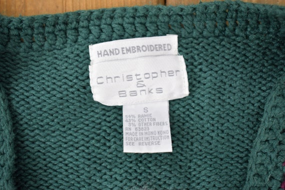 Vintage 1980s Christopher and Banks Knitted Sweat… - image 3