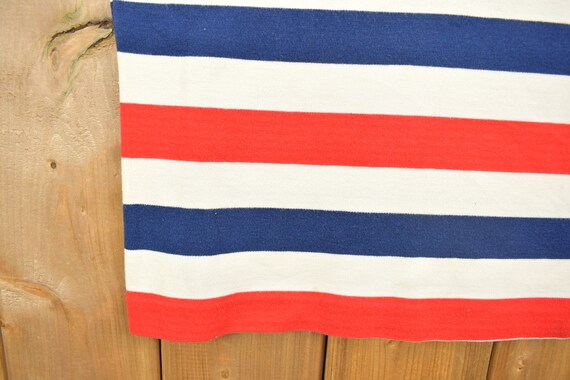 Vintage 1970s Red White and Blue Striped Tank Top… - image 3