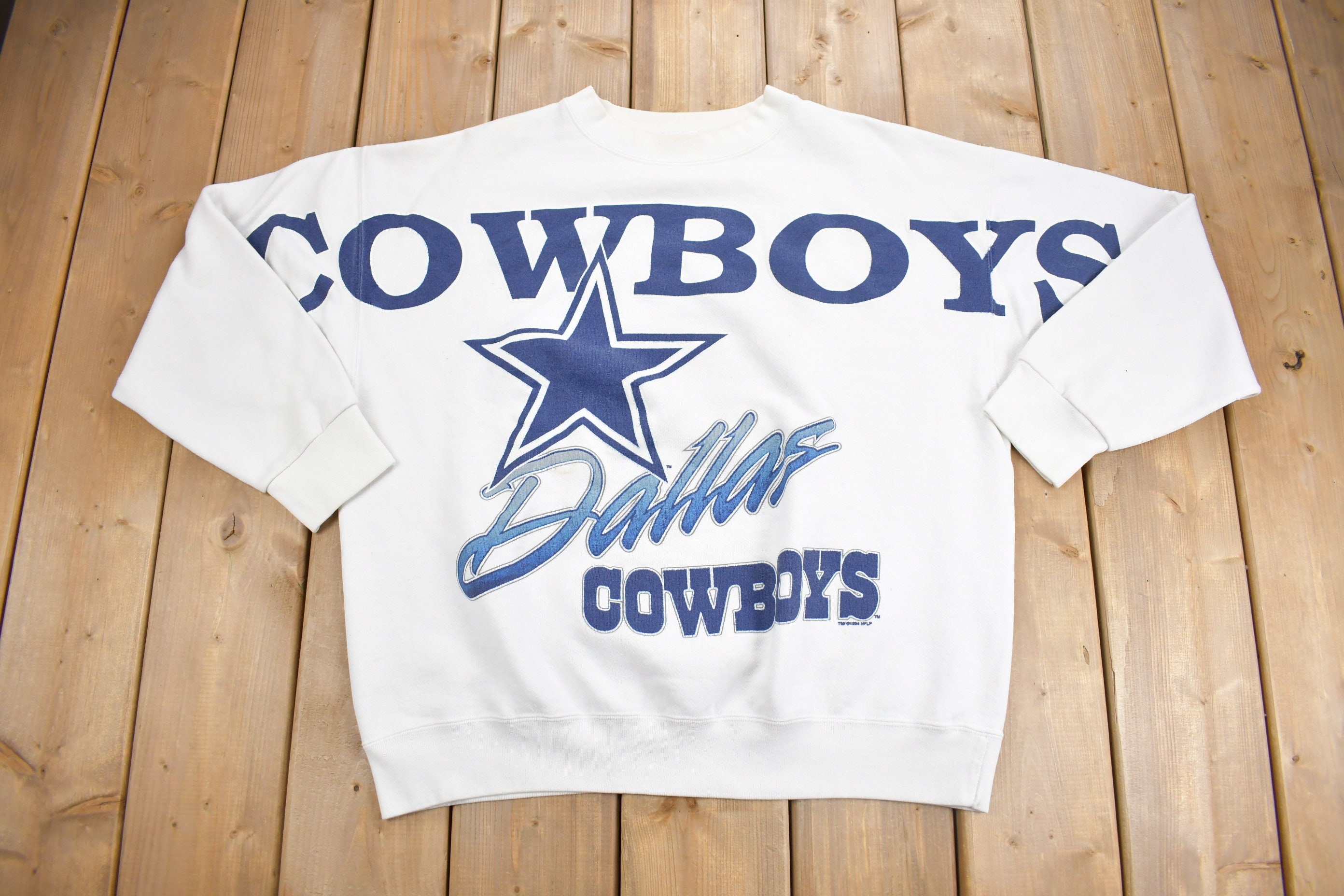 Vintage Dallas Cowboys Football Sweatshirt - Happy Place for Music Lovers