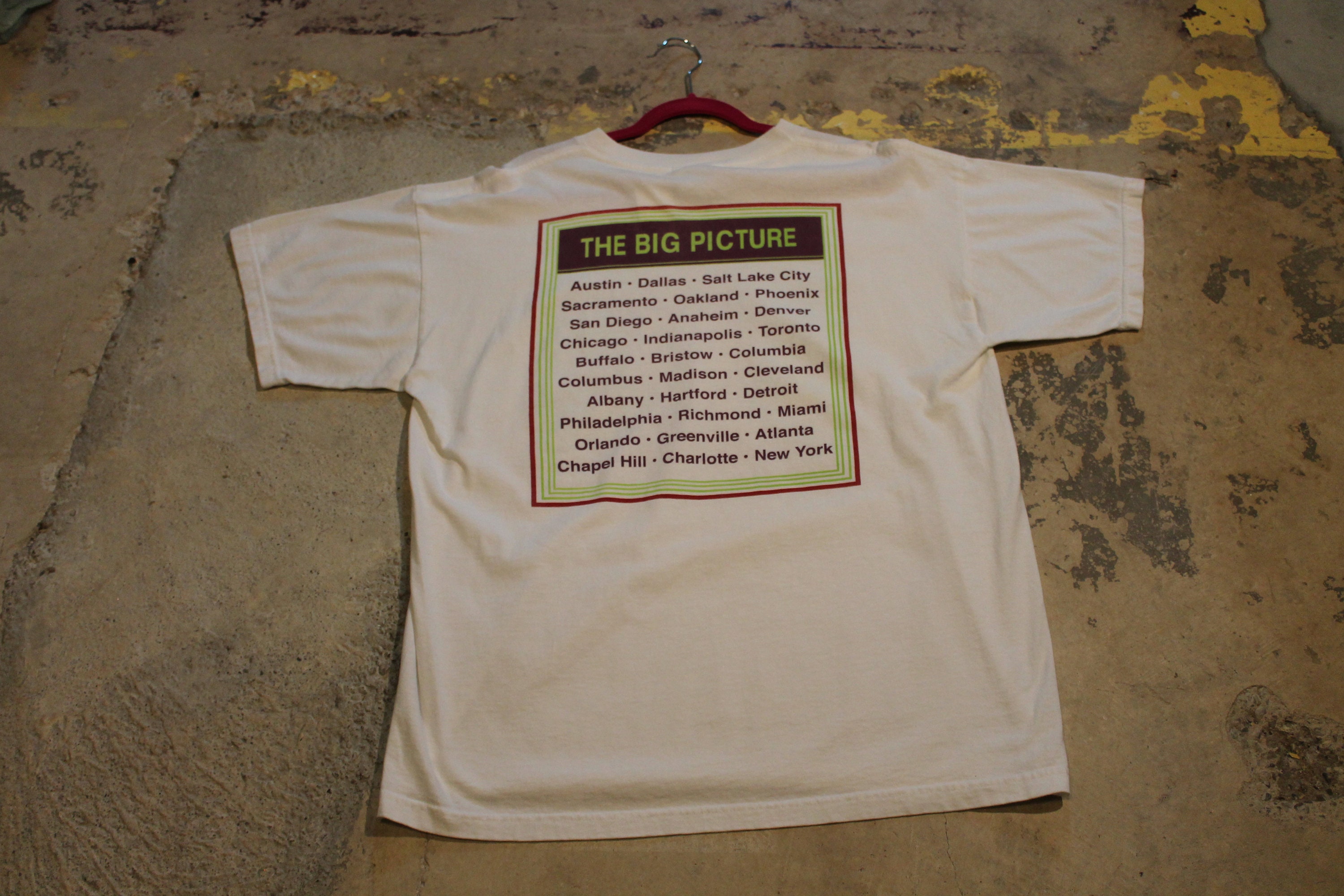 Vintage 1997 Elton John the Big Picture Graphic T Shirt / Concert
