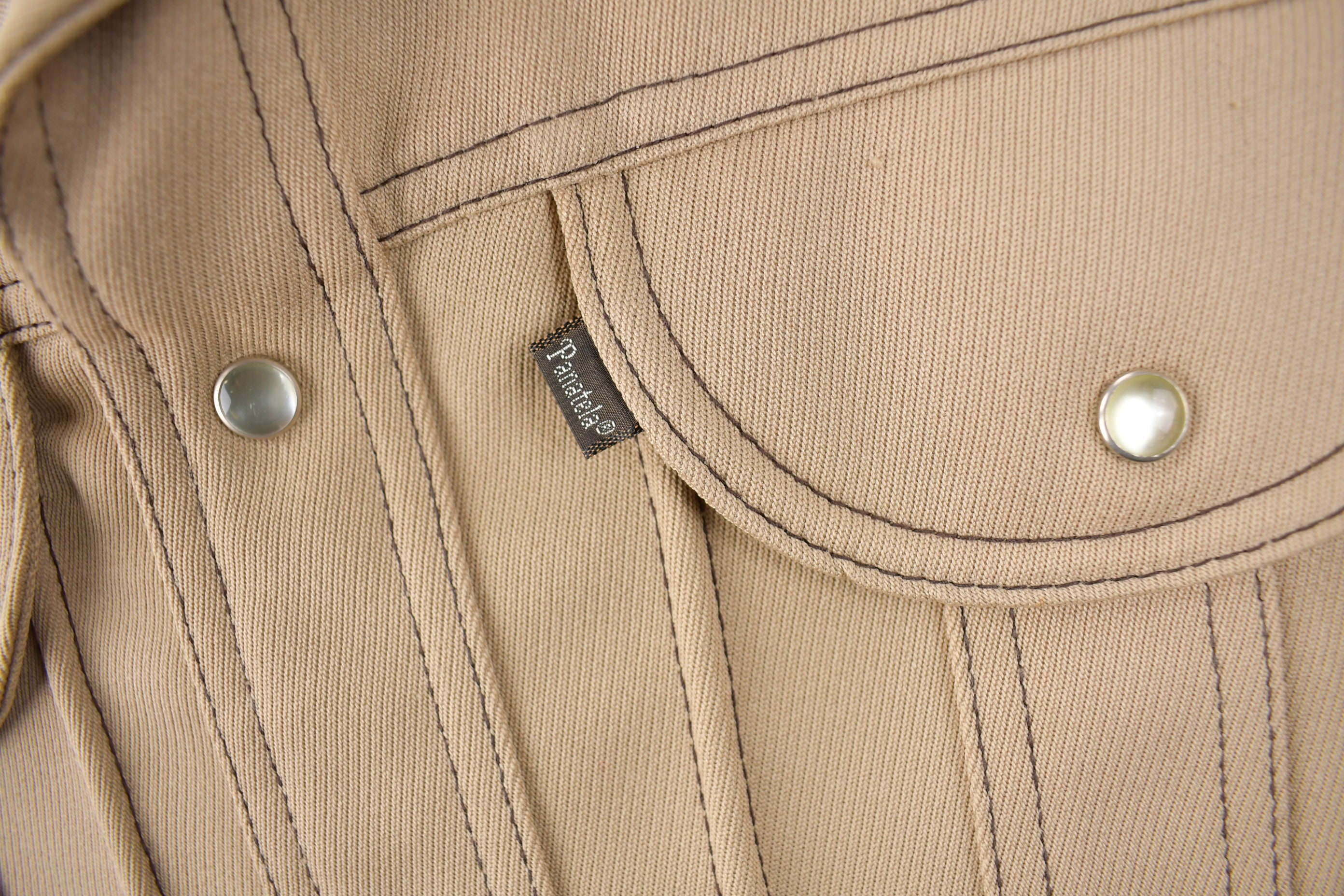 トップス Levi's Panatela (1970svest made in usa) Vintage 1970s Levi's Panatela Tops Blue Western Style Button