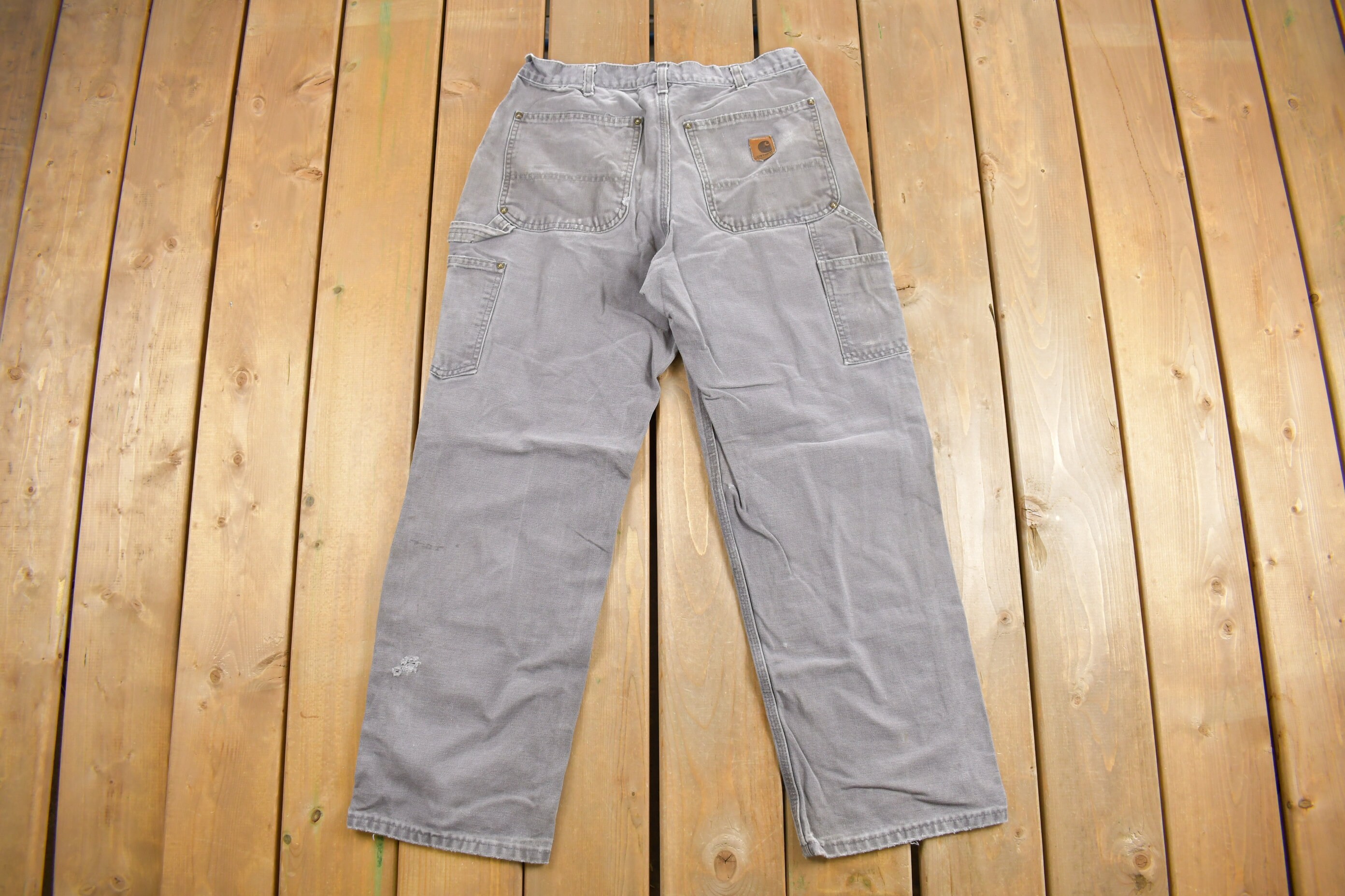 Vintage 1990s Carhartt Double Knee Work Pants Size 29 X 27.5