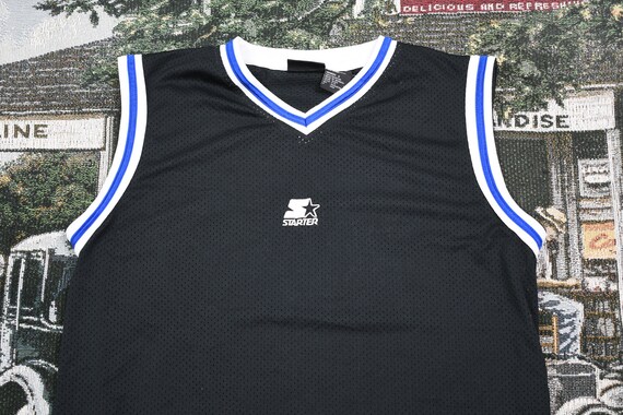 Vintage 1990s Starter Mesh Basketball Jersey / Vi… - image 3