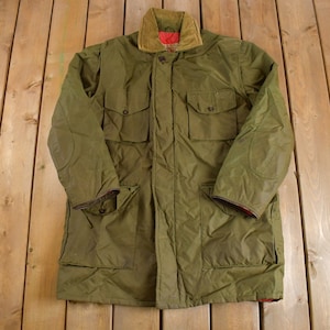 Jaqueta de inverno vintage Evin Work Clothing dos anos 1970 / Fabricada no Canadá / Jaqueta vintage com capuz de pele / Inverno / Verdadeiramente vintage / Roupa de trabalho vintage
