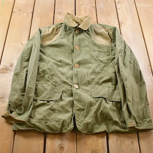 Vintage 1970s Military Cold Weather Field Coat / Button Up Jacket / US Army Green / Vintage Army / Streetwear Fashion / Army Jacket