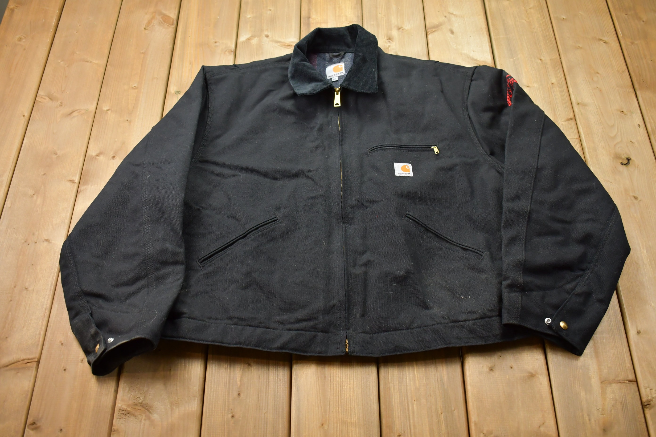 Vintage 1990s Carhartt Detroit Jacket / Workwear / Streetwear