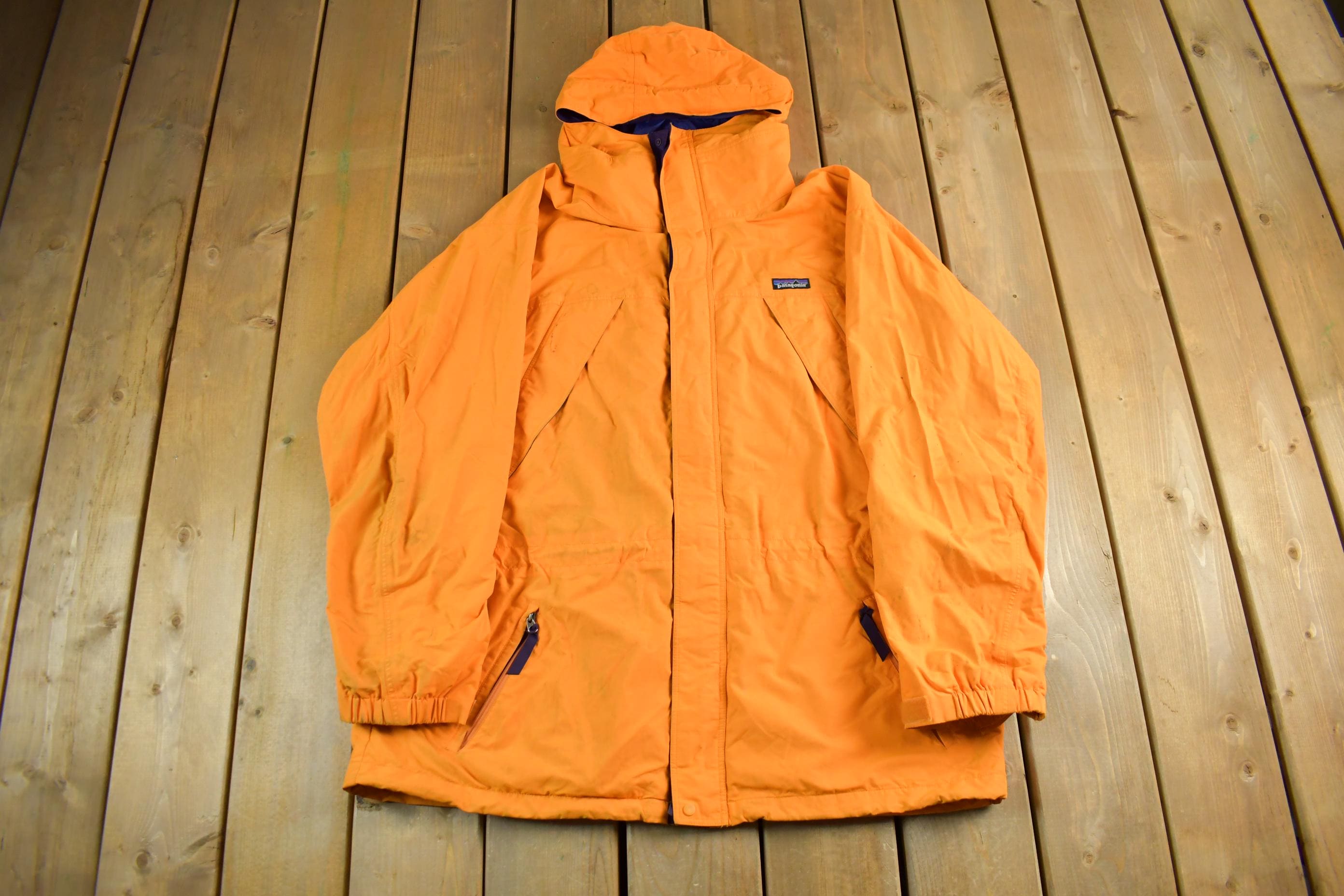 Vintage 1990s Patagonia Full Zip Rain Jacket Men's XL / Streetwear