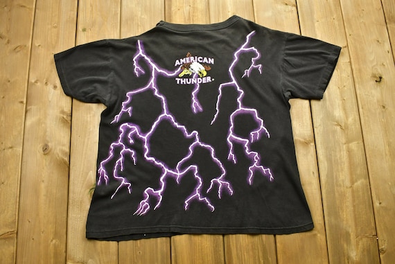 Vintage 90's American Thunder Follow Nobody Graphic Vintage 90's American Thunder Follow Nobody Graphic
