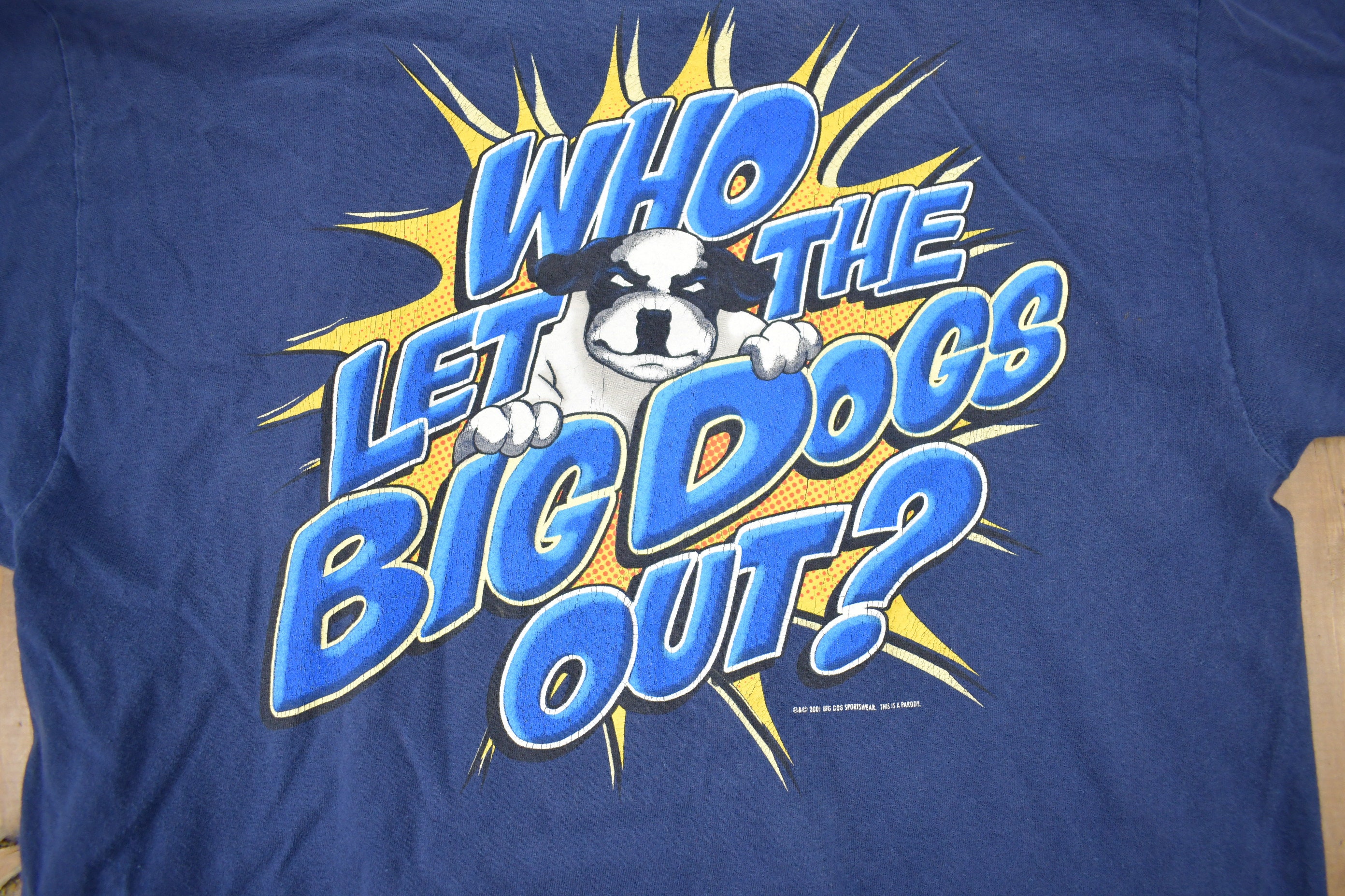 Vintage 2001 Big Dogs Who Let the Dogs Out T-shirt / Streetwear