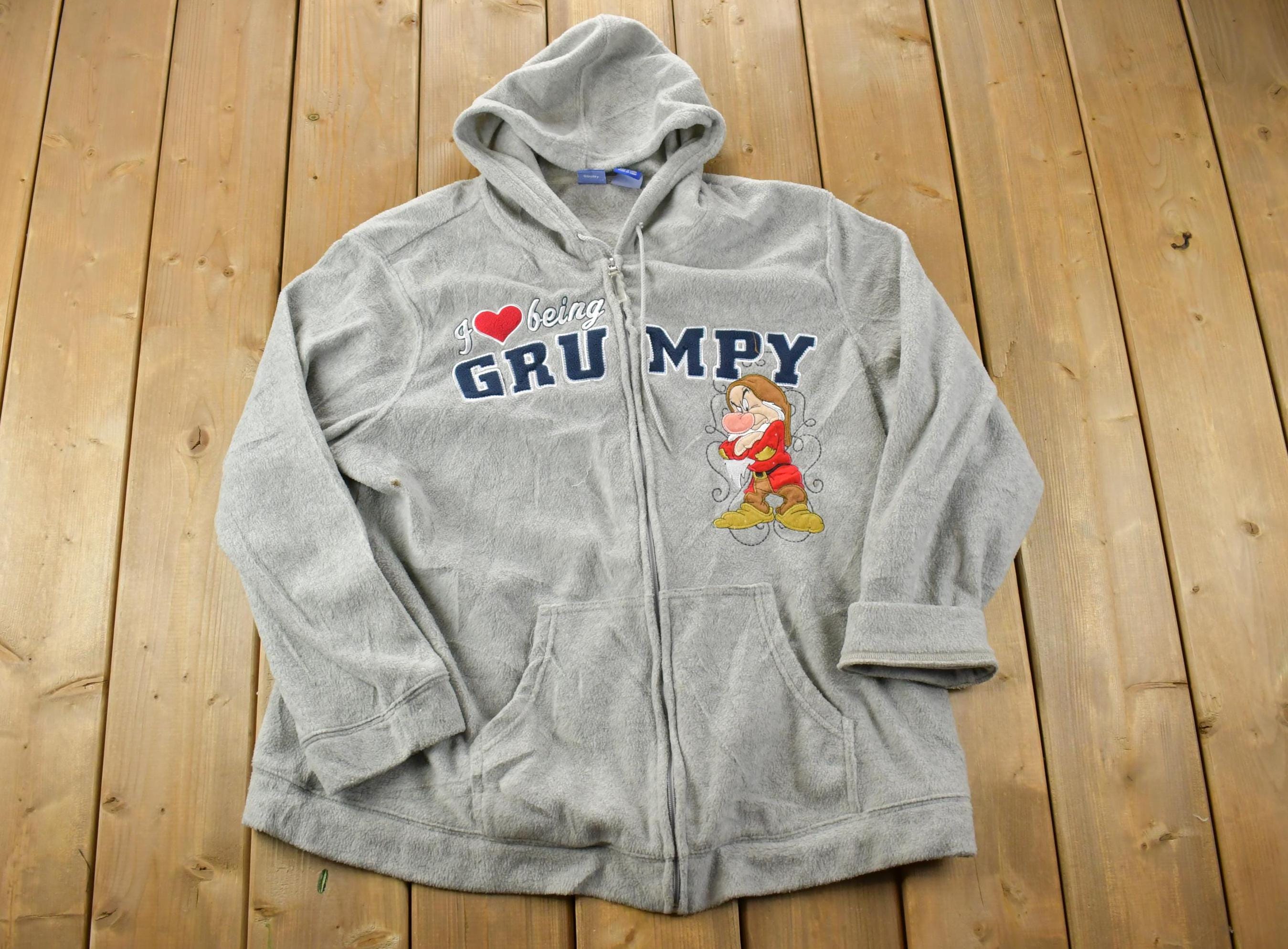 Grumpy Zip up Hoodie - Etsy