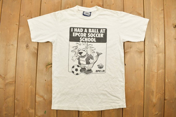 Vintage 1990s Youth Epcor Soccer School Umbro Gra… - image 1