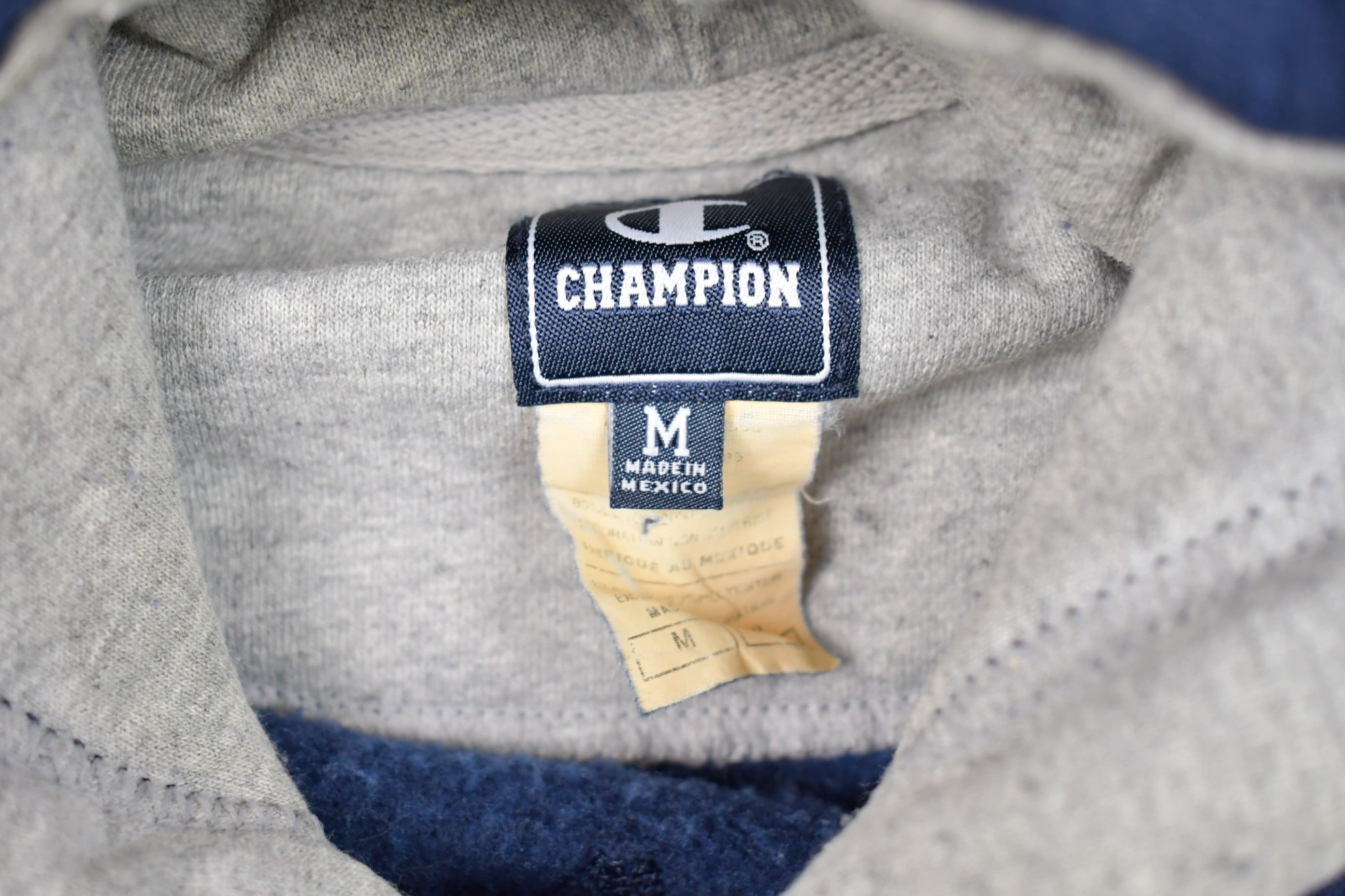 Vintage 1990s Champion Hooded Sweatshirt / Vintage Champion 
