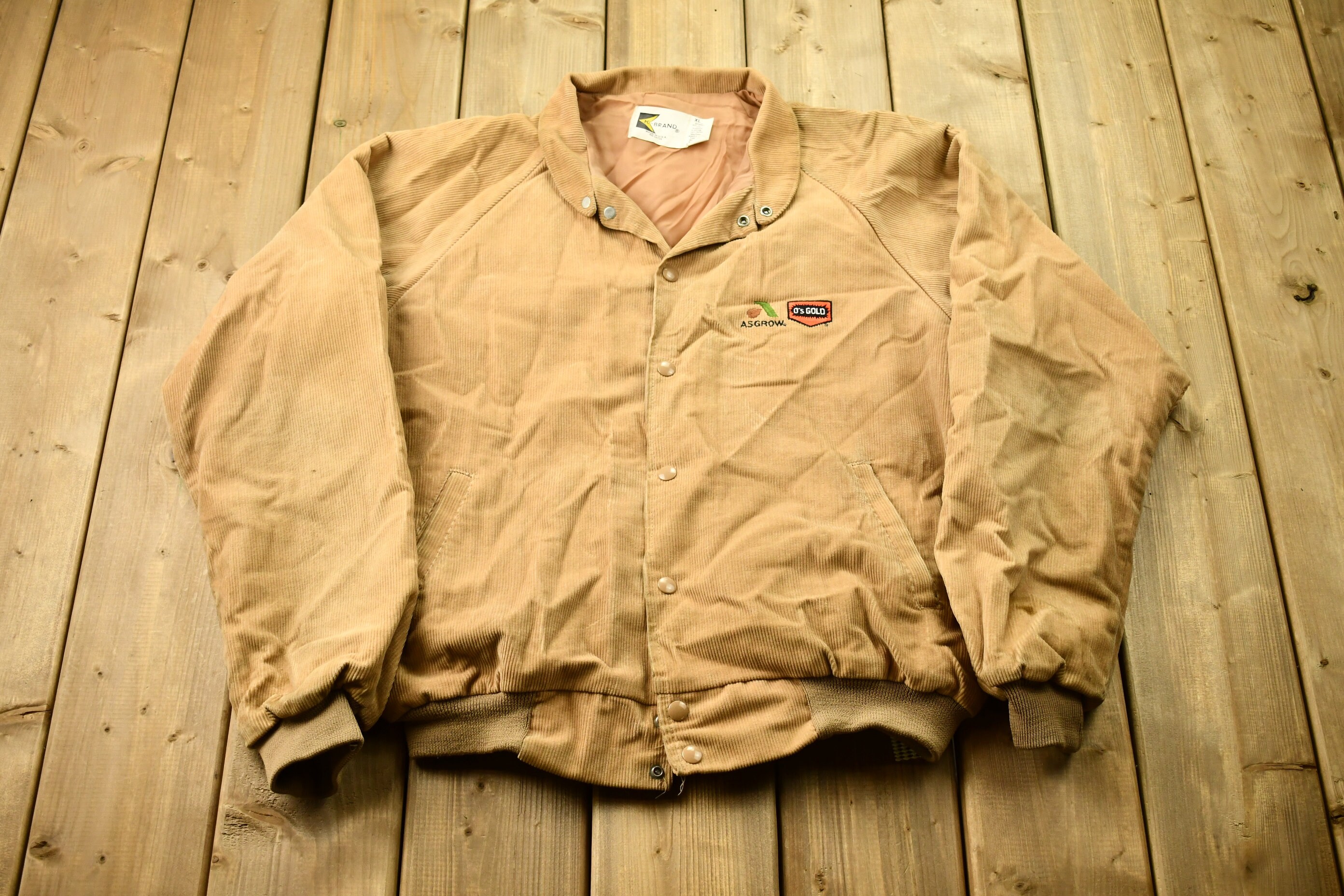 Vintage 1990s K-brand Corduroy Jacket / Corduroy Jacket