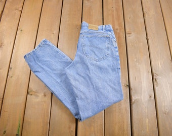 Vintage 1980s Lee Light Wash Jeans Size 31 x 30 / Made In USA / Vintage Denim / Vintage Lee / Vintage Lee / Light Blue Jeans