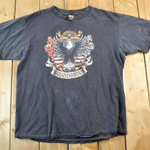 Vintage 1997 Santa Cruz Harley Davidson Motorcycles T-Shirt Made In USA / Vintage Biker Shirt / 90&#39;s Harley Tee / California Harleys