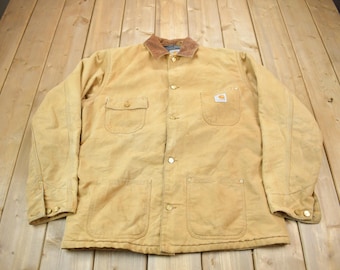 Vintage 1990s Carhartt Aztec Santa Fe South Western Jacket Made in