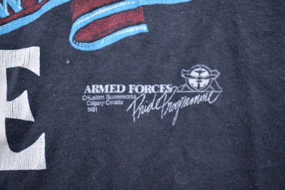 Vintage 1991 Special Service Force T-Shirt / 3D E… - image 4