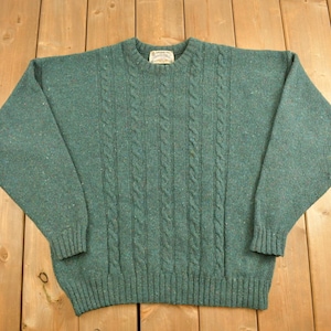 Vintage 1990s London Fog Outdoors Unlimited Knit Sweater / Vintage 90s Crewneck / Pattern Sweater / Pullover Sweatshirt / Made In USA