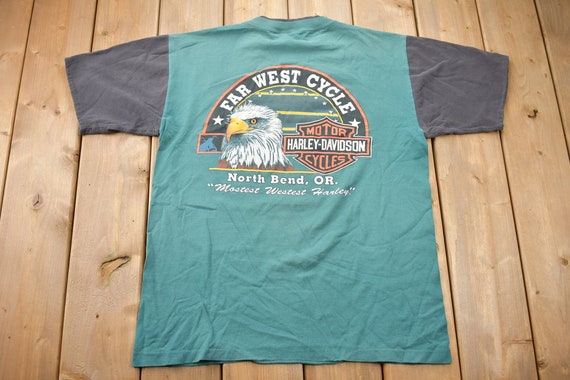 Vintage 1990s Harley Davidson Motorcycles North Bend OR Far