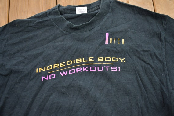 Vintage 1990s Incredible Body No Workouts Graphic… - image 3